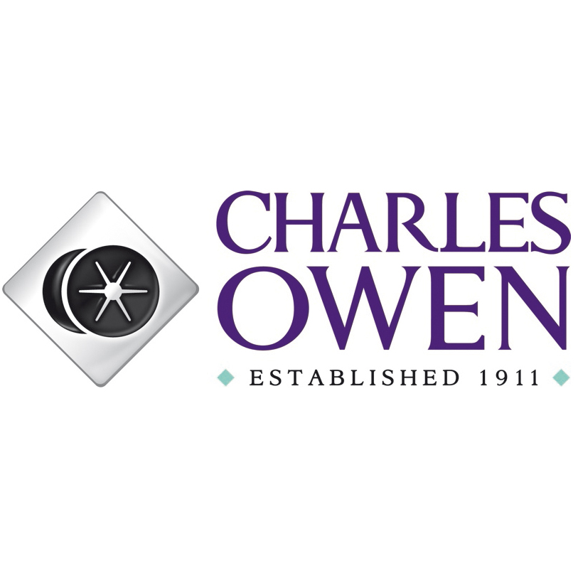 Charles Owen brand logo, link to Charles Owen products page
