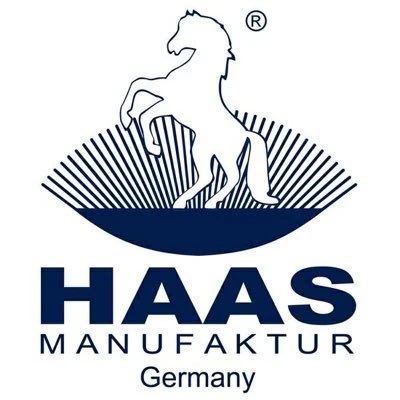 Haas brand logo, link to Haas products page