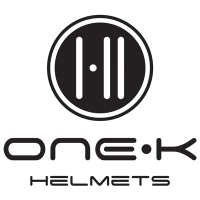 One K Helmets brand logo, link to One K Helmets products page