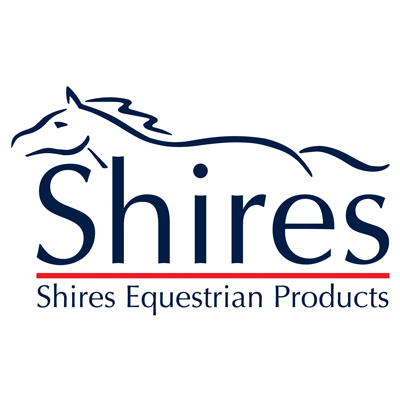 Shires brand logo, link to Shires products page