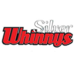 Silver Whinnys brand logo, link to Silver Whinnys products page