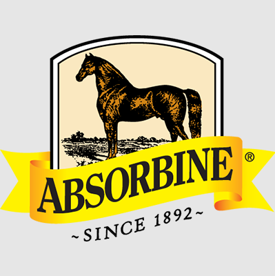 Absorbine brand logo, link to Absorbine products page