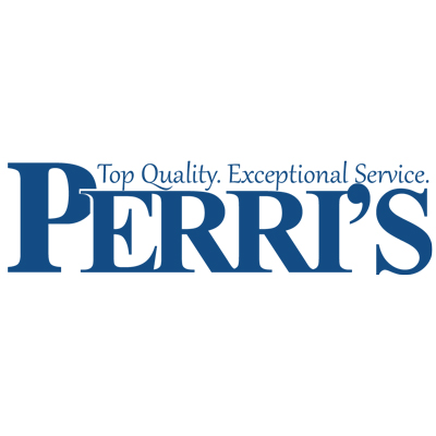 Perri's brand logo, link to Perri's products page