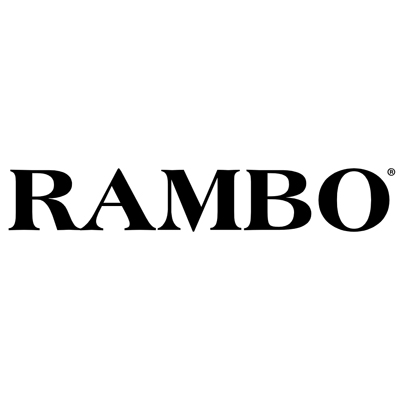 Rambo brand logo, link to Rambo products page