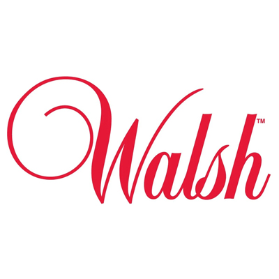 Walsh brand logo, link to Walsh products page